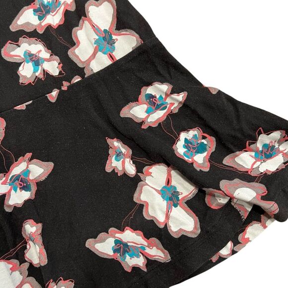 Tanya Taylor Black Floral Noemie Mini Dress 14 - Picture 3 of 5